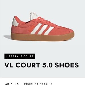 Adidas VL Court 3.0 Coral Sneakers